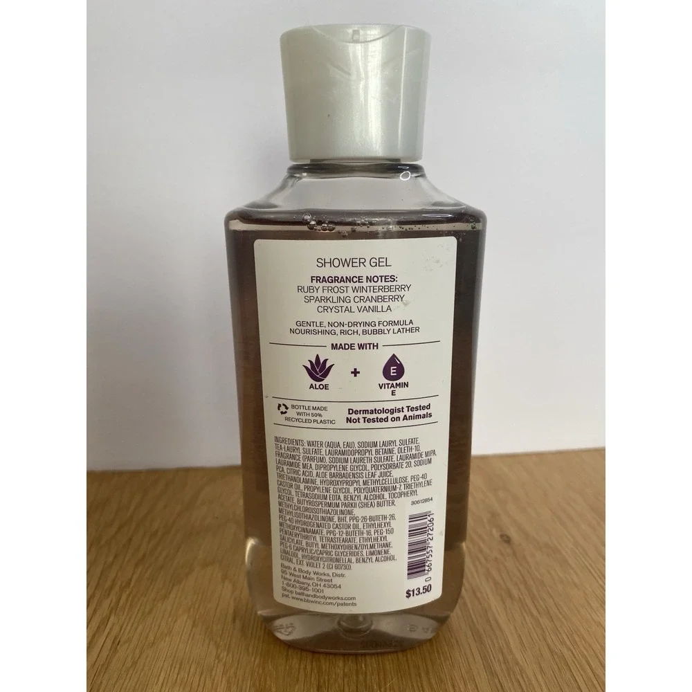 Bath & Body Works Winter Berry Wonder Shower Gel‎ 10 fl oz